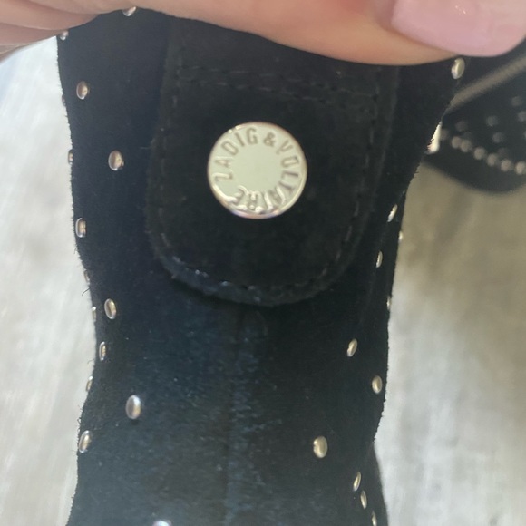 Zadig & Voltaire Empress Clous Boots size 38 💣💣 - Picture 9 of 13